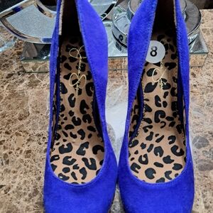 Jessica Simpson Royal Blue Heels